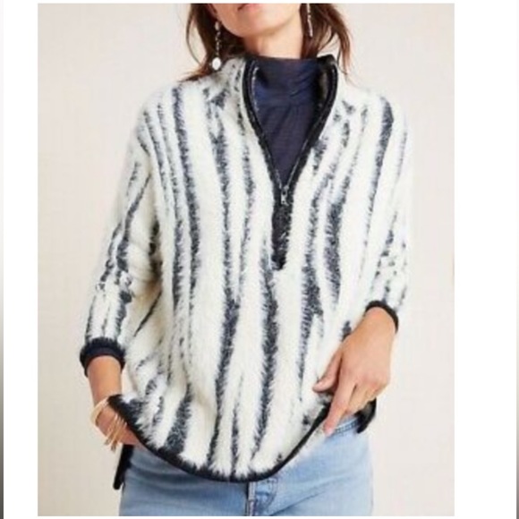 NWOT half zip soft eyelash sweater - Picture 2 of 7